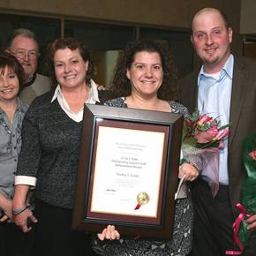 Construction science staffer receives Linda Todd Award