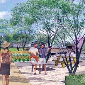 Landscape architecture students create plan for campus greenway