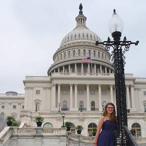 ENDS major learns about historic preservation during her Washington, D.C. internship
