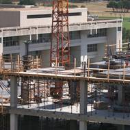 Liberal arts building rising near Langford Architecture Center