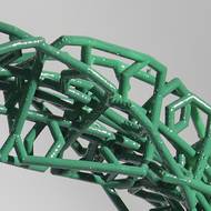 Doctoral students develop model for new flexible structural system